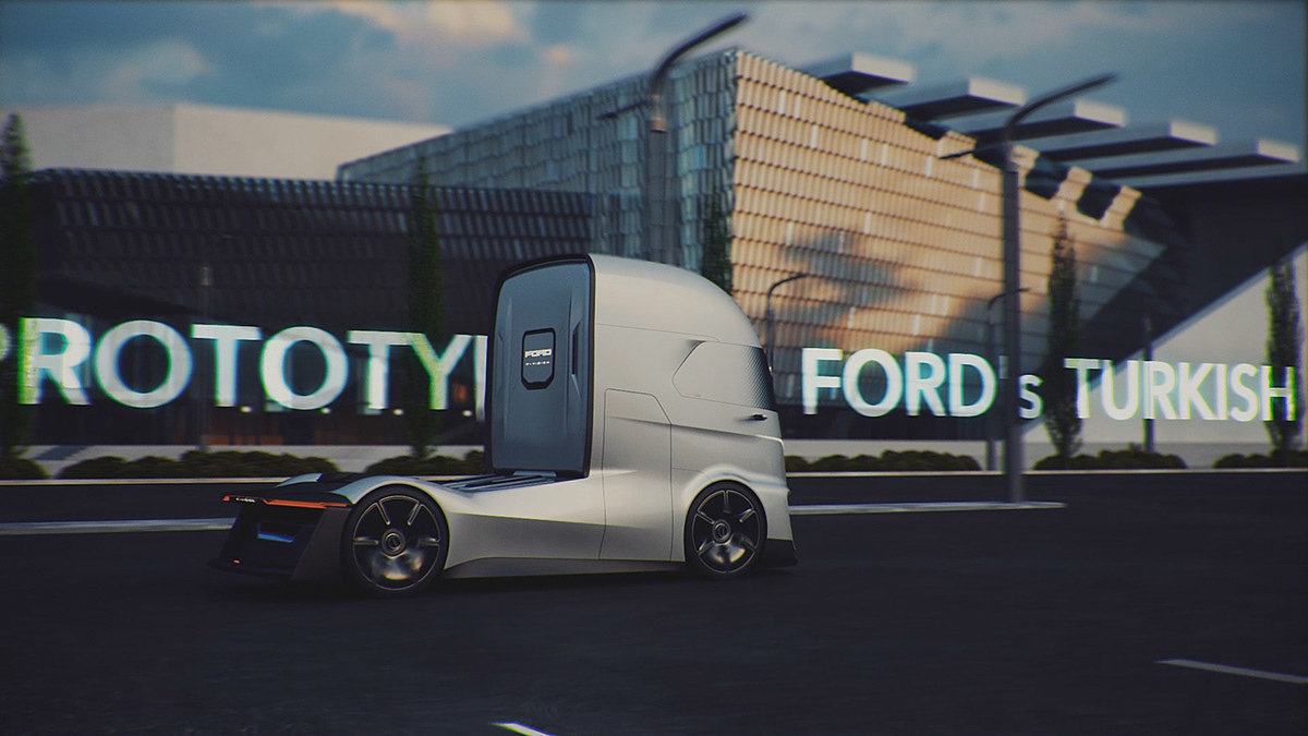 vehicle，Ford，ford，truck，Automatic driving，aerodynamics，environment protection，