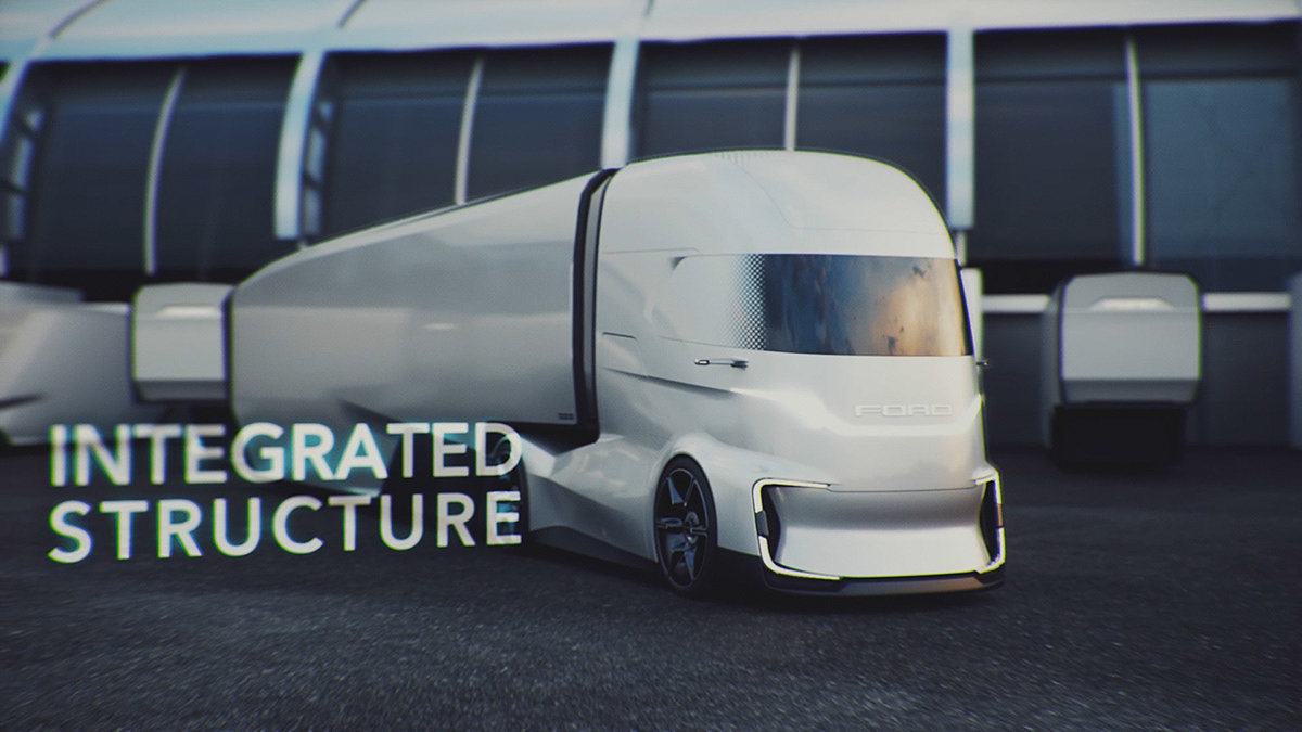 vehicle，Ford，ford，truck，Automatic driving，aerodynamics，environment protection，