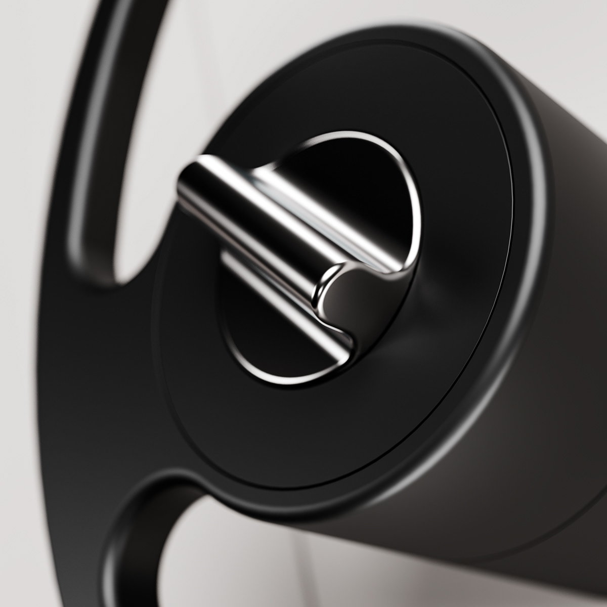 Door handle，product design，circular，Hollowed out，Interior design，