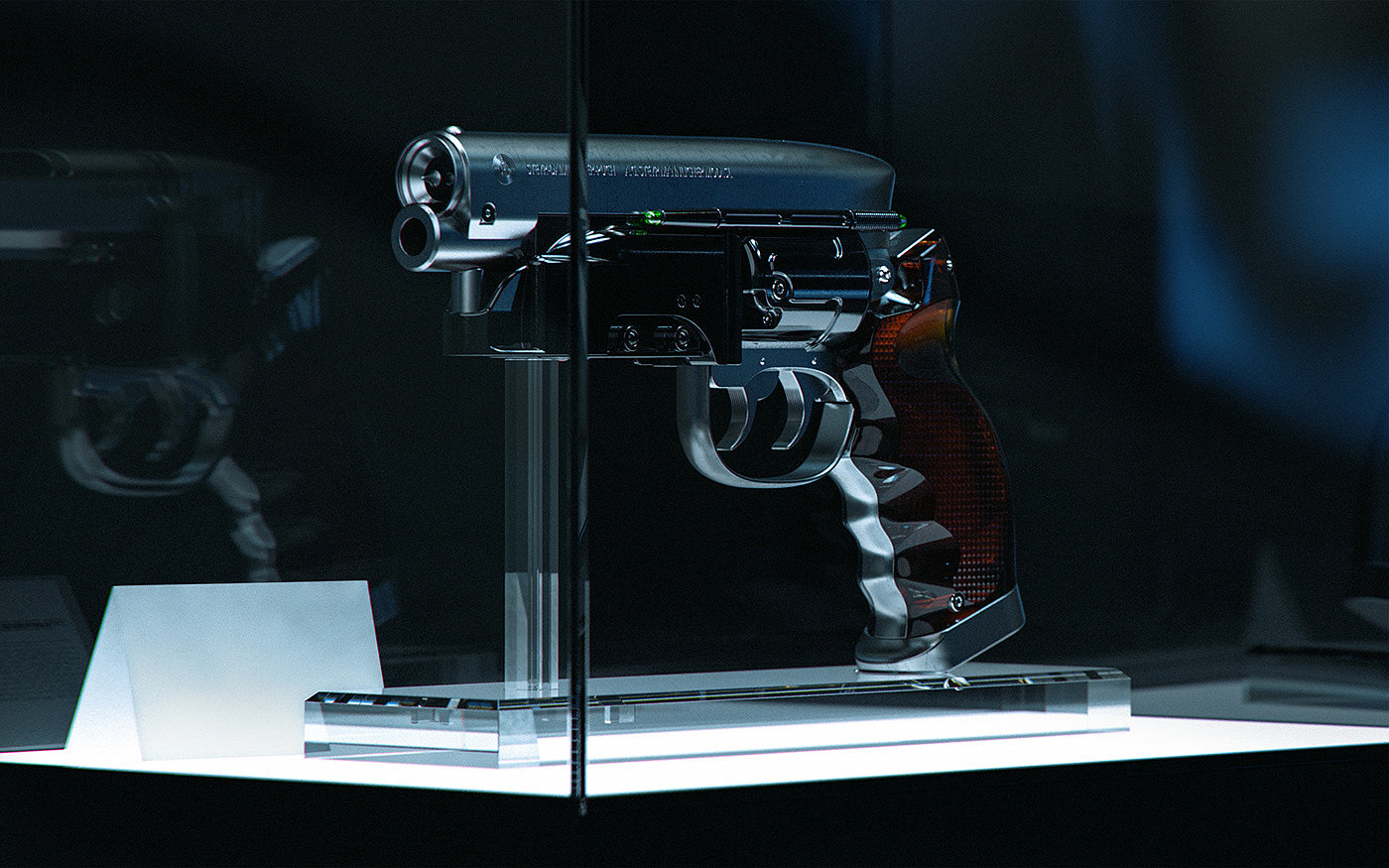 Deckard's Blaster，3d建模，道具，