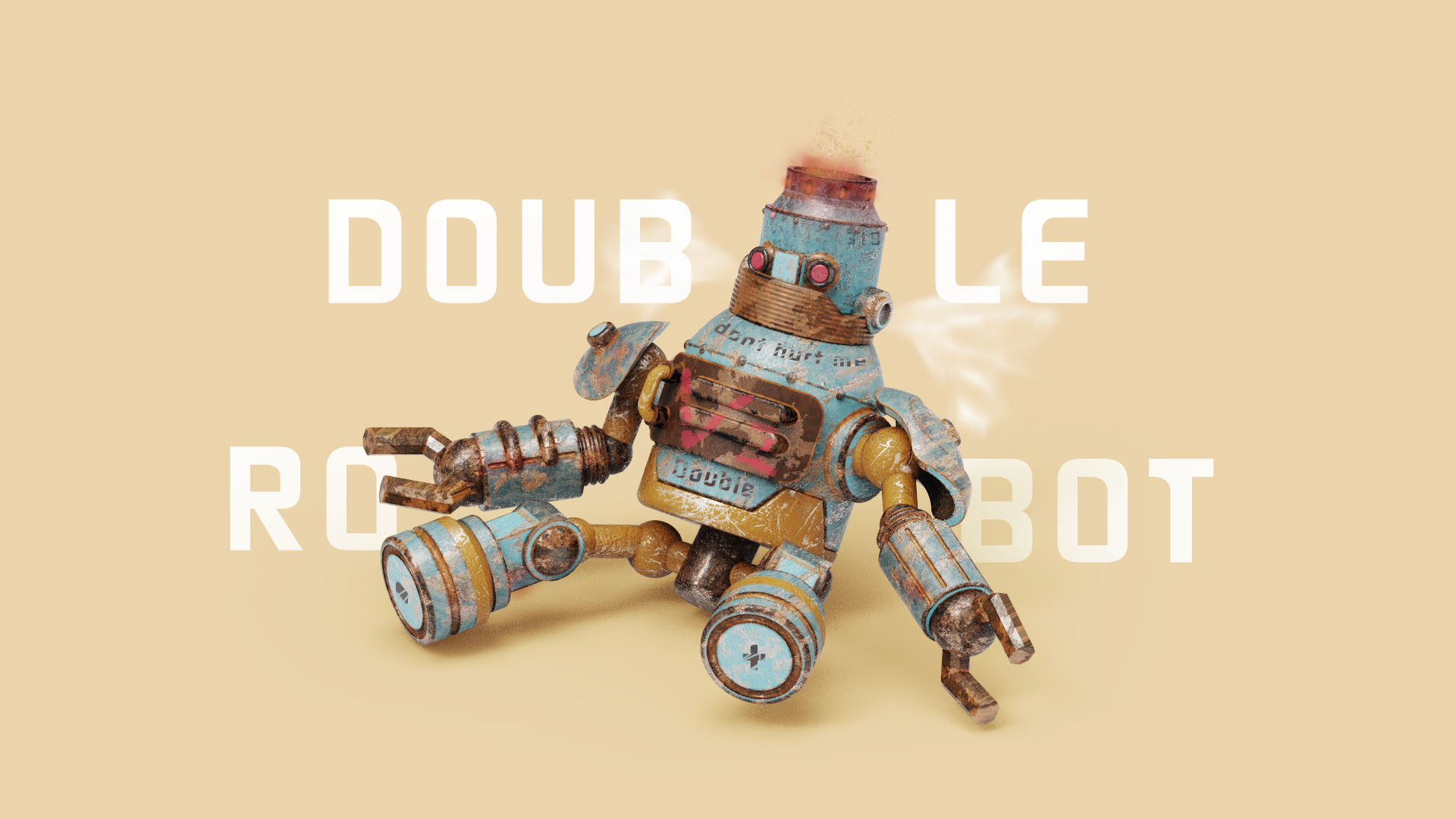 Garage Kit，practice，Render，Make old，