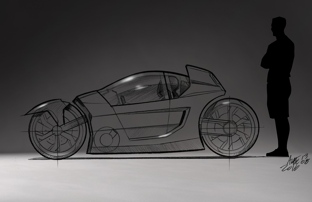 industrial design，intelligence，science and technology，Electric，design sketch，