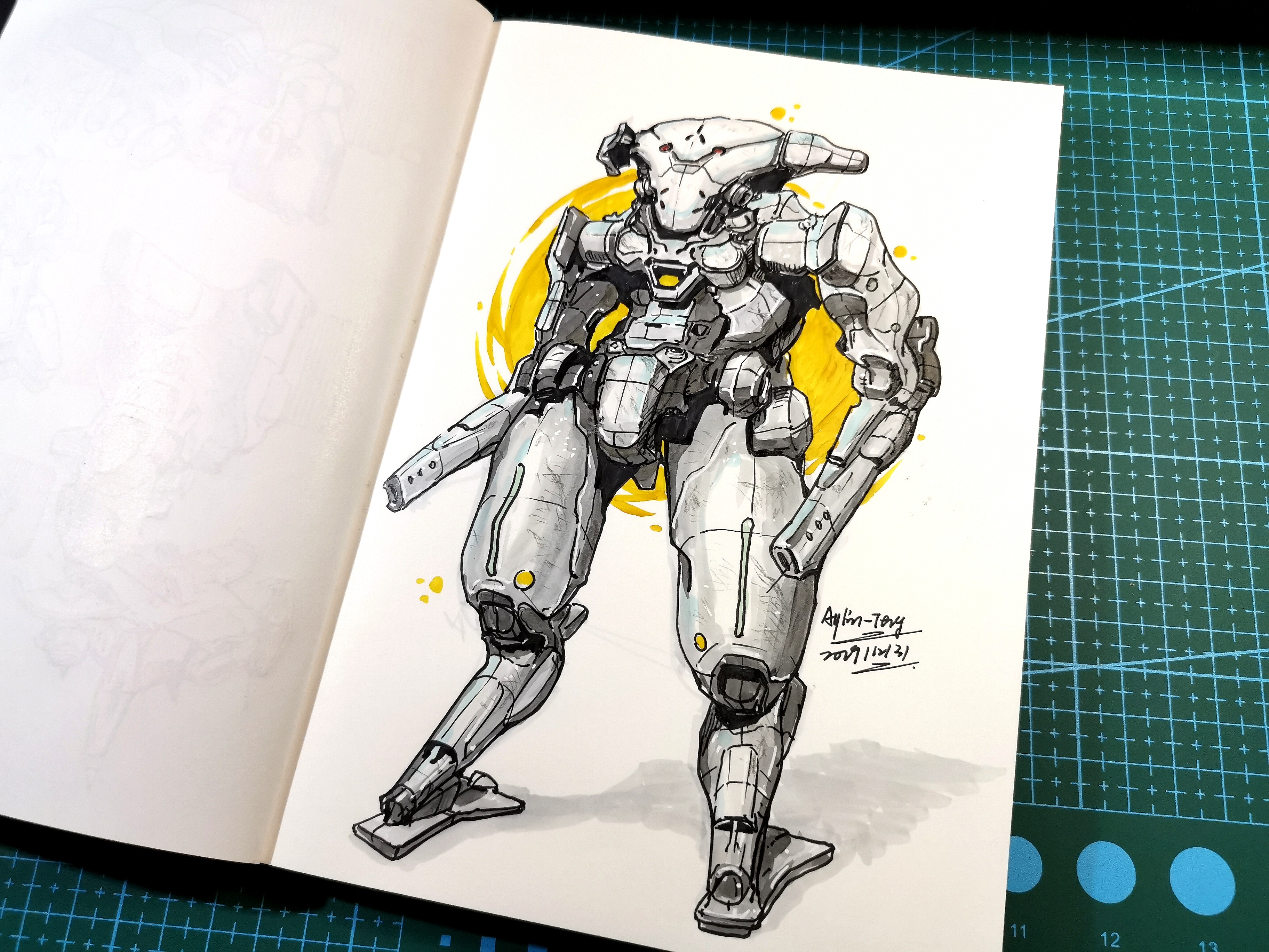 Designer's hand-painted book，Pursue dream Jiangnan Design Postgraduate Entrance Examination，Postgraduate entrance examination for industrial product design，Hand drawn industrial product design，Teng Yilin，