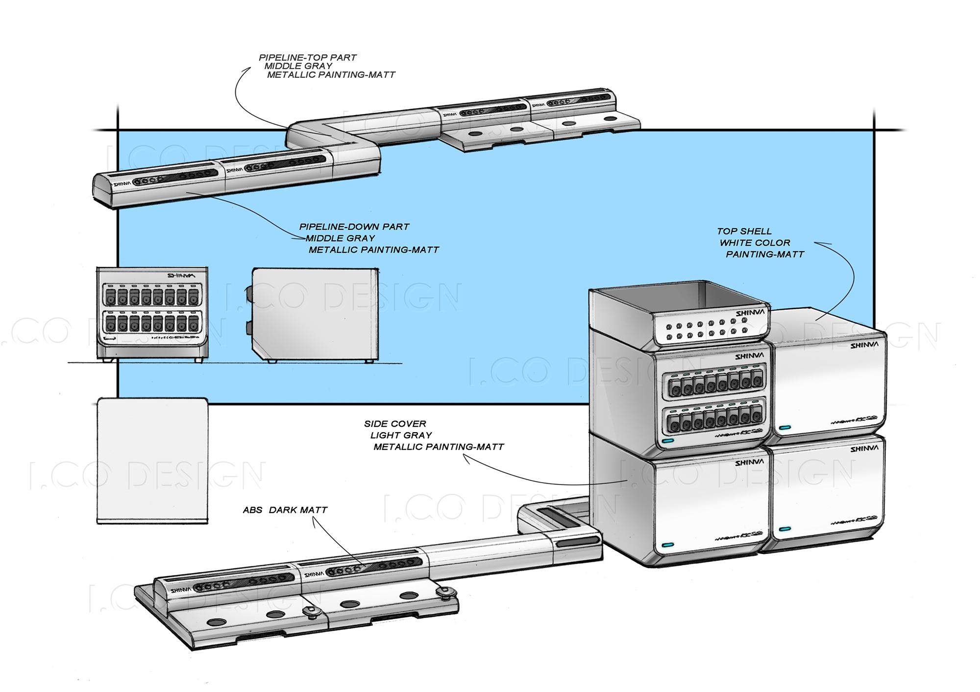 Medical equipment，medical apparatus and instruments，Appearance design，product design，