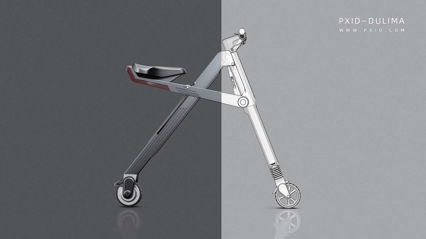 Scooter design，Design of electric scooter，Electric vehicle design，