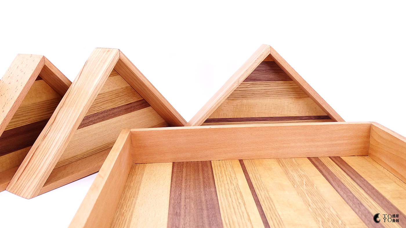 Creative wood，Candy box，Log splicing，