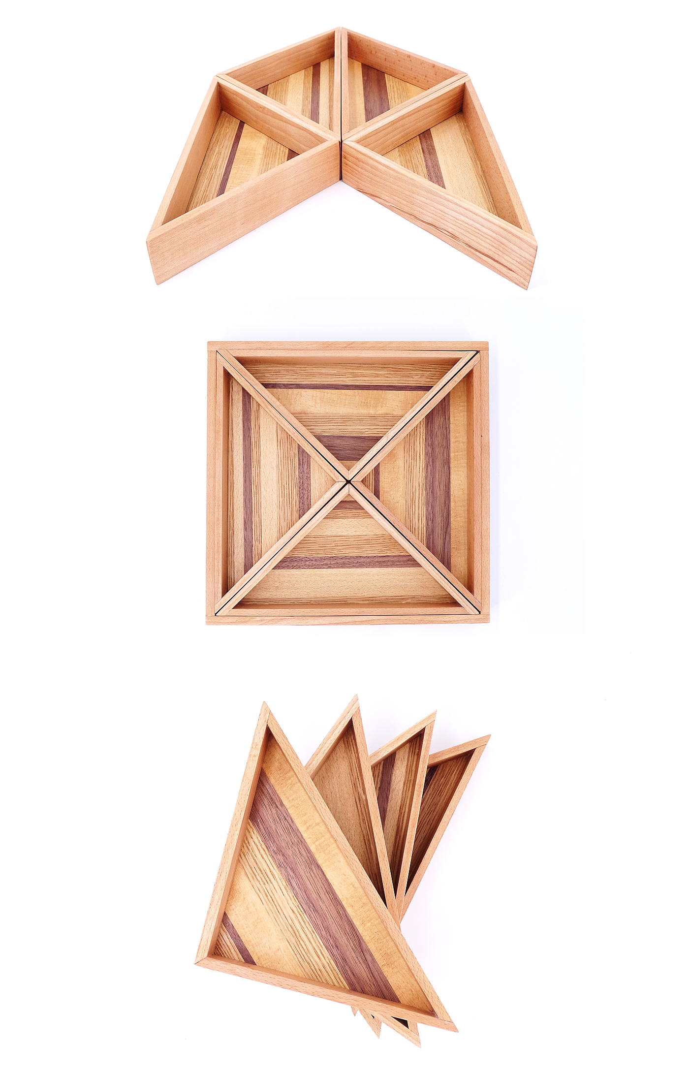 Creative wood，Candy box，Log splicing，