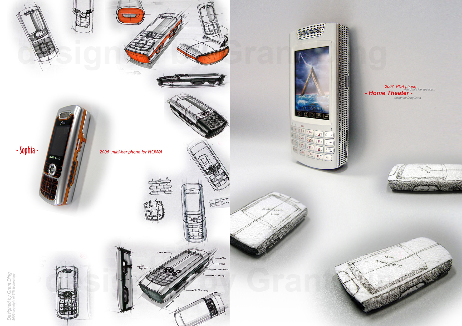 Mobile phone design，