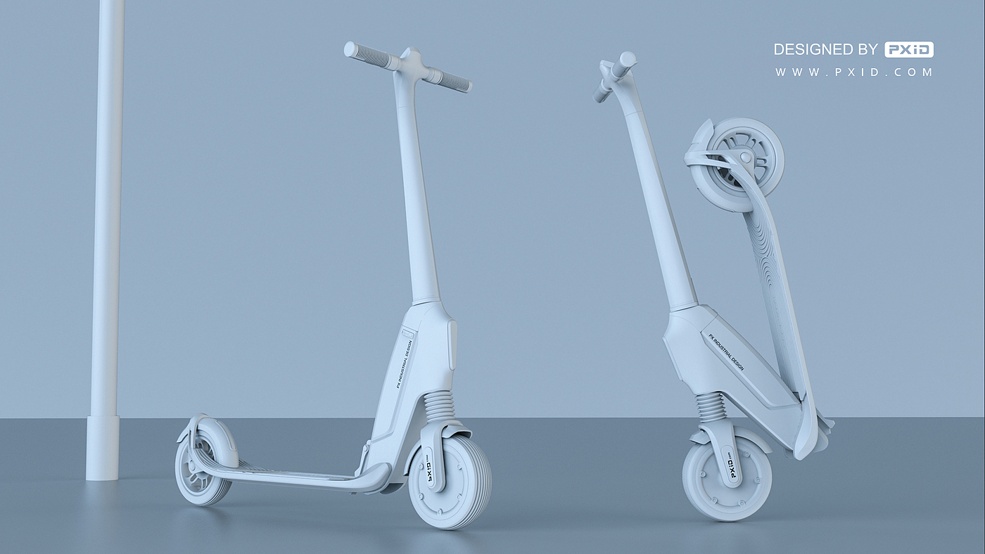 Design of electric scooter，Scooter design，Electric vehicle design，Design of transportation tools，