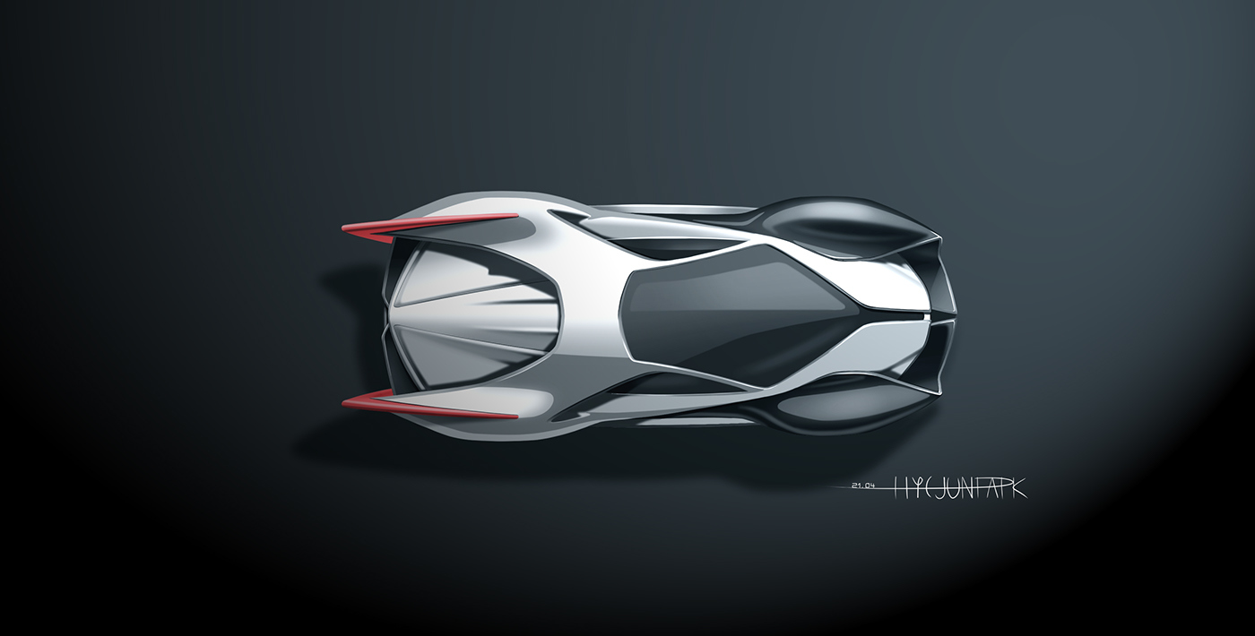 Automatic design，Hand drawn，Render，Cool，industrial design，