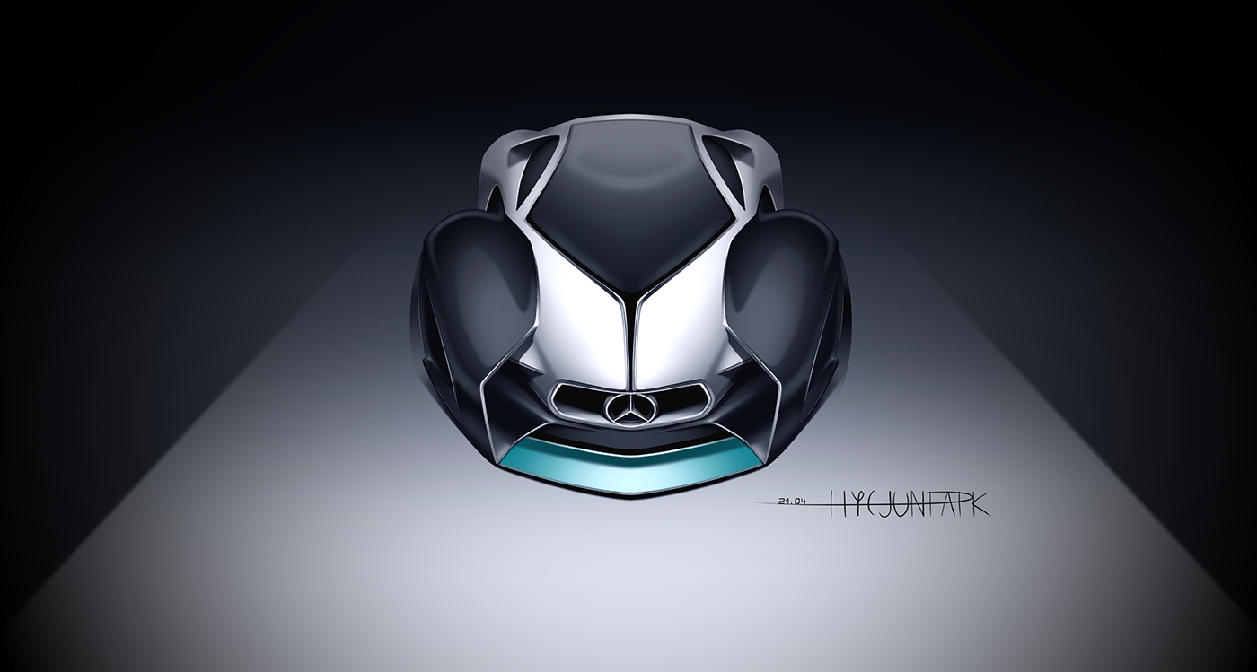 Automatic design，Hand drawn，Render，Cool，industrial design，