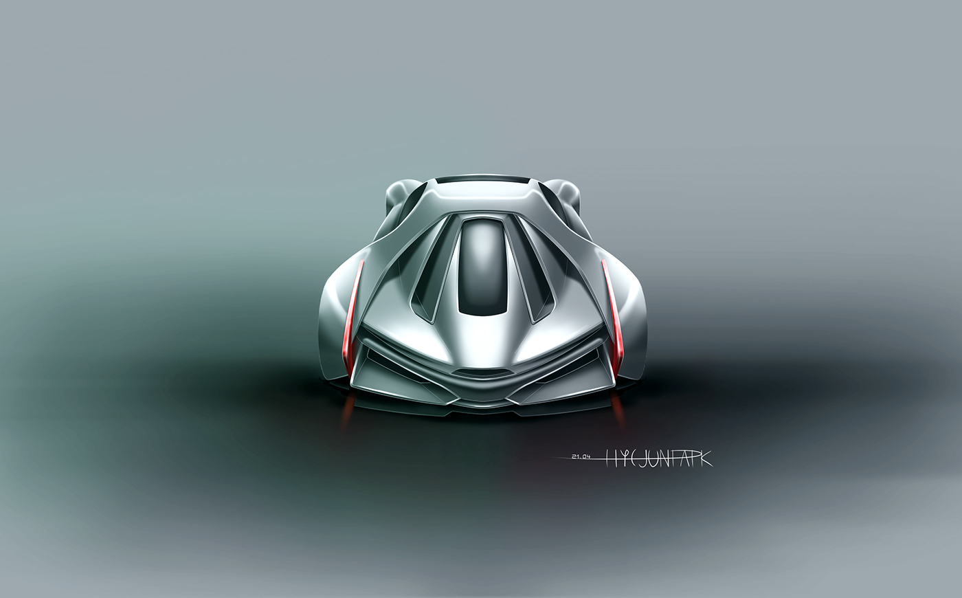 Automatic design，Hand drawn，Render，Cool，industrial design，