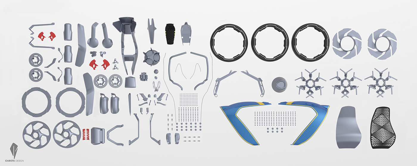 three-wheel delivery motor lorry，intelligence，science and technology，industrial design，Automatic design，
