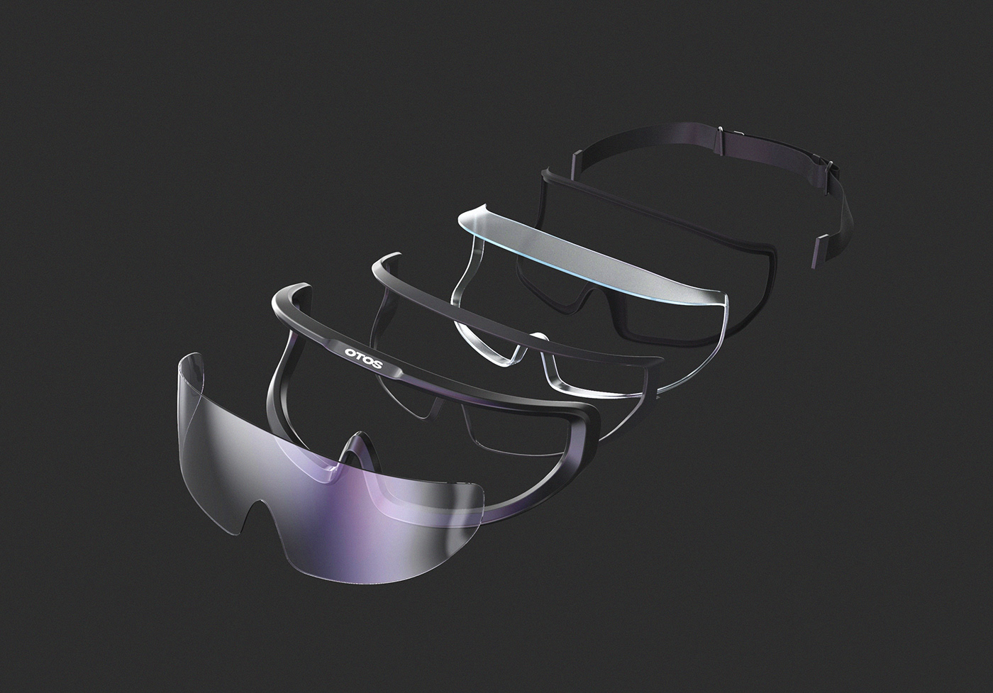 Wide stilt，Goggles，disassemble，Goggle，Wide field of vision，