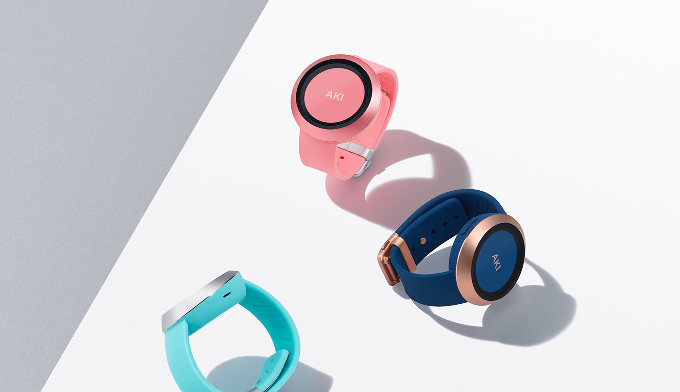 Wrist watch，Wristwatch，children，waterproof，app，AKI，KIM SEUNGWOO，Wireless charging，