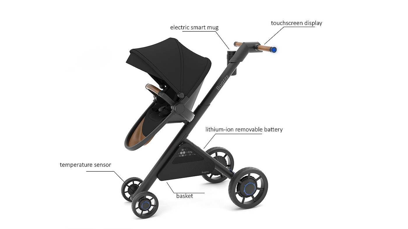 Bugzzz，baby carriage，originality，Design，intelligence，