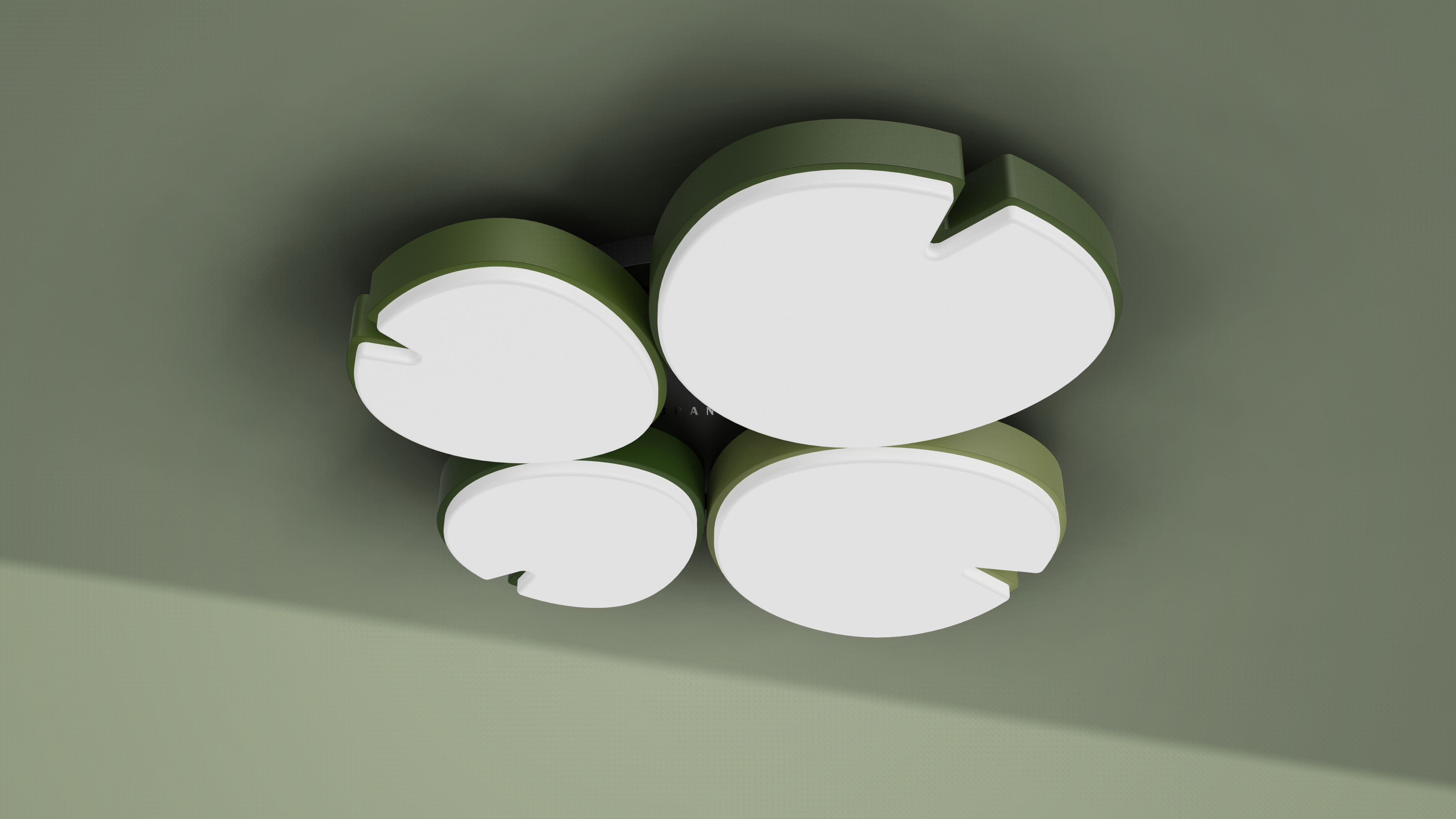 Monet, water lily ceiling lamp，