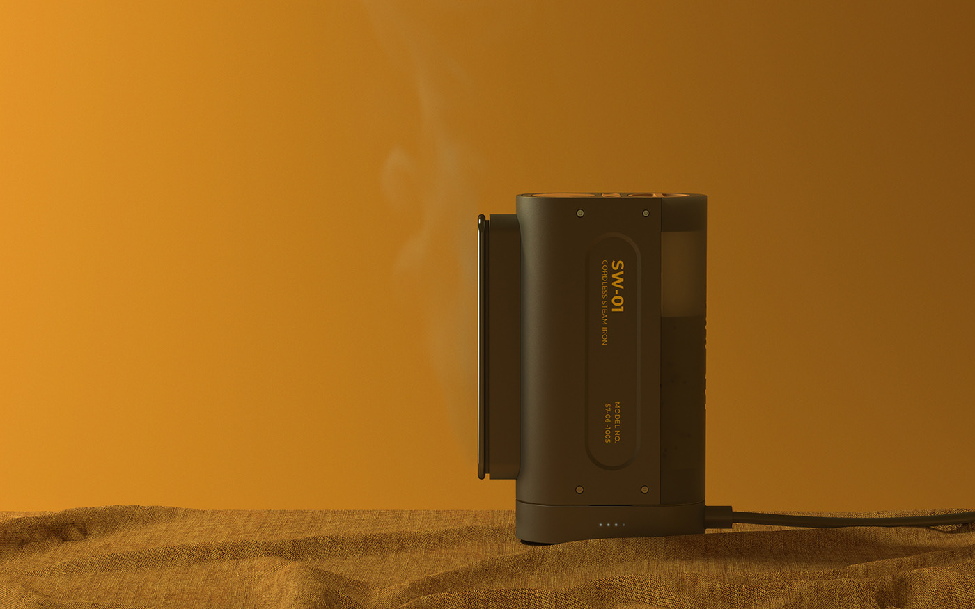 cordless ，Steam iron，small home appliances，product design，