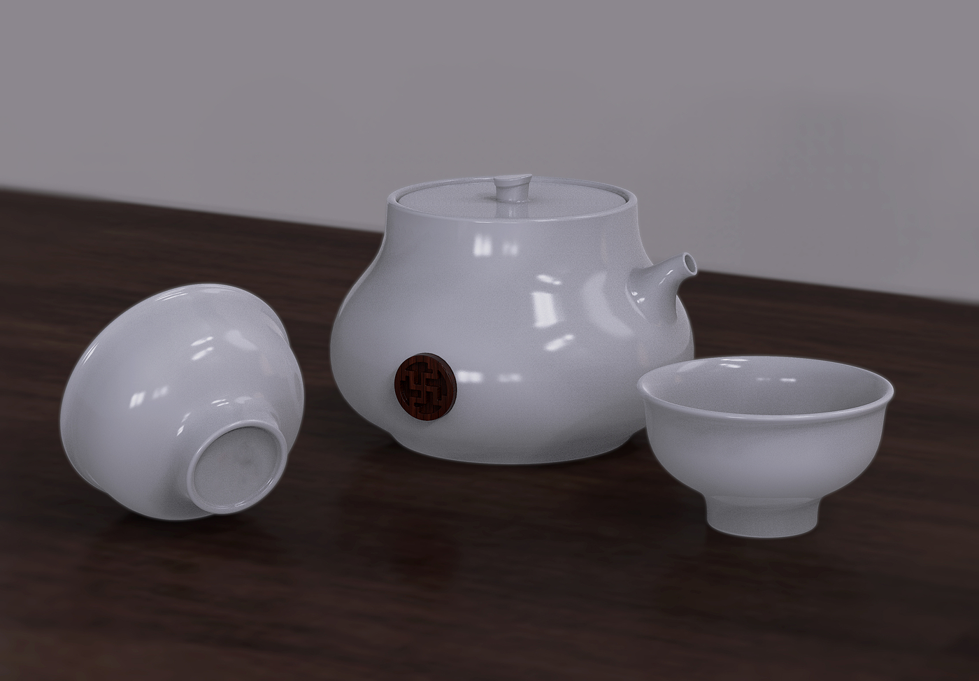 陶瓷，快客杯，文创产品，便携茶具，一壶一杯，