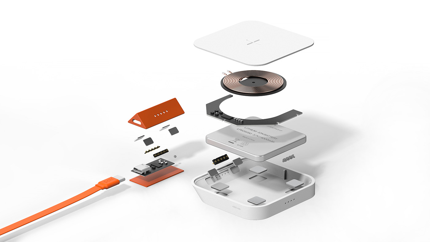 Electronics，Lou Zhongzai's participation，Wireless power supply，Charger，Pair，