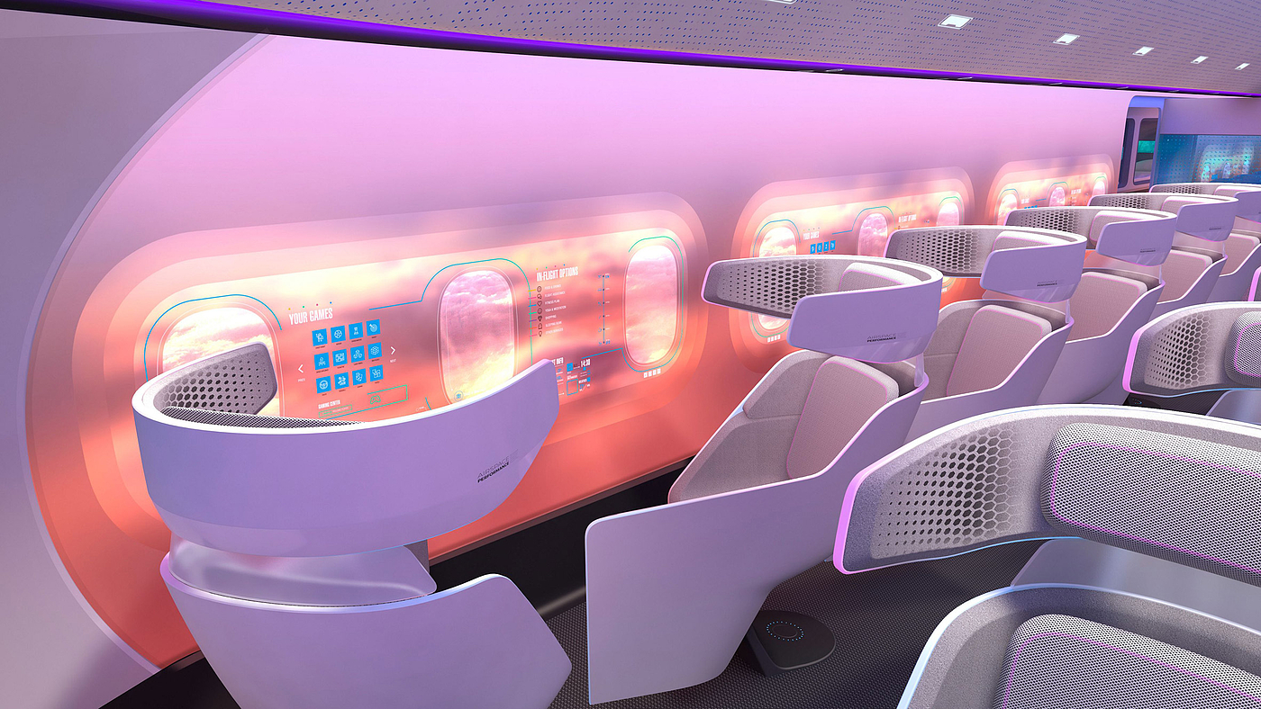 aircraft，Hybrid wing fuselage，Save fuel，concept，Model，