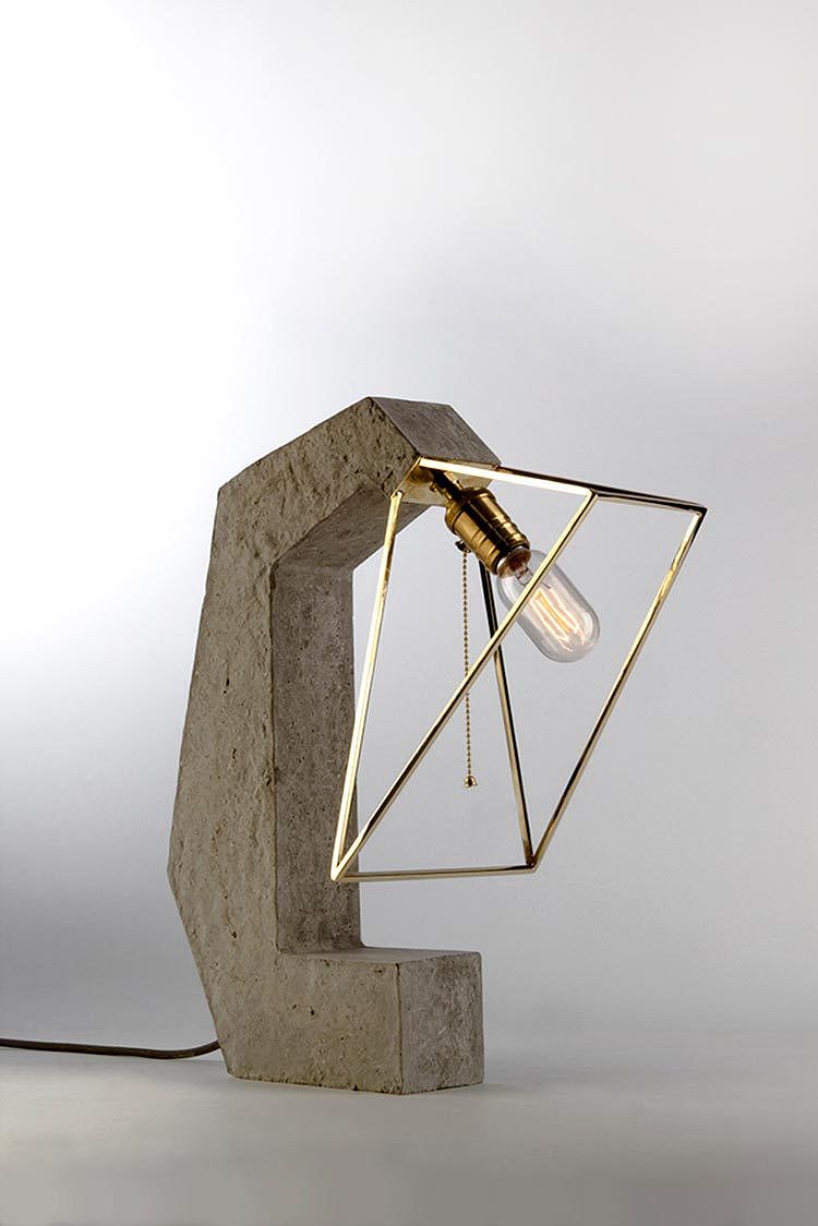Home Furnishing，lighting，Desk lamp，concrete，Simplicity，