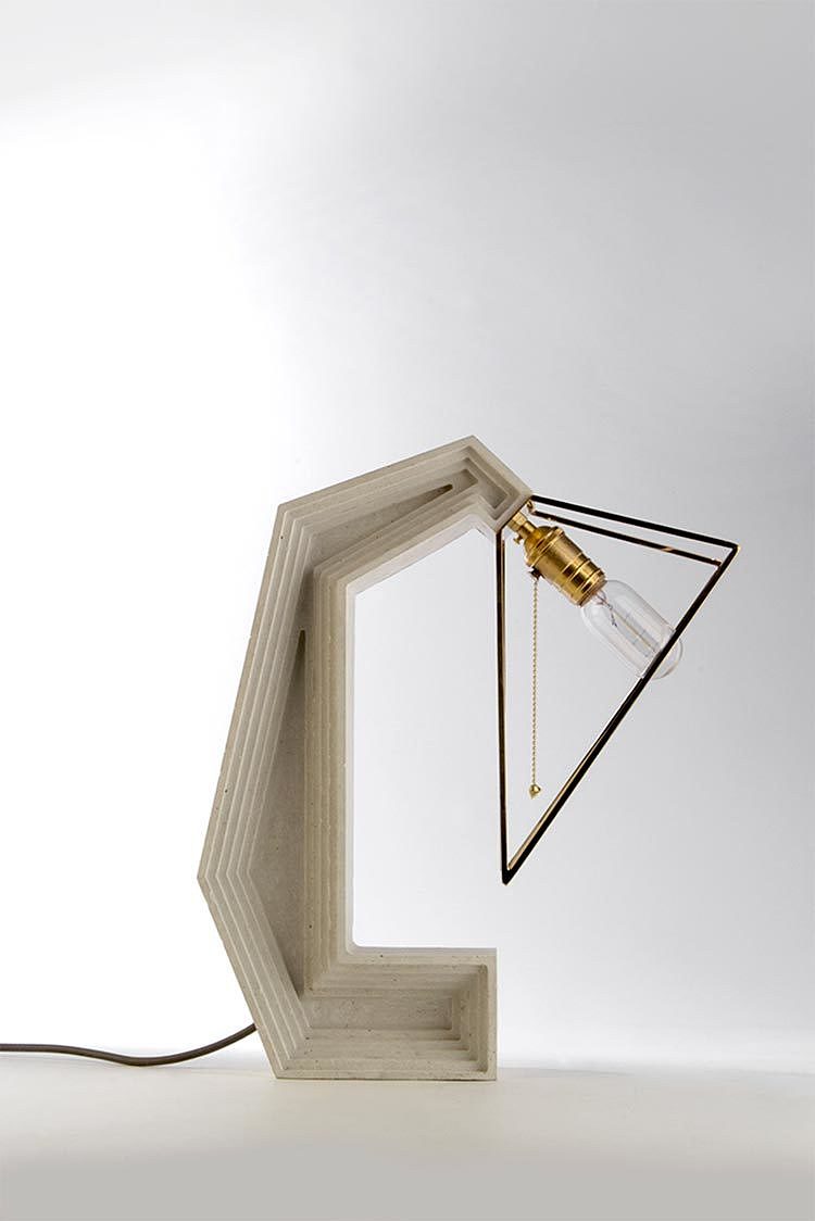 Home Furnishing，lighting，Desk lamp，concrete，Simplicity，