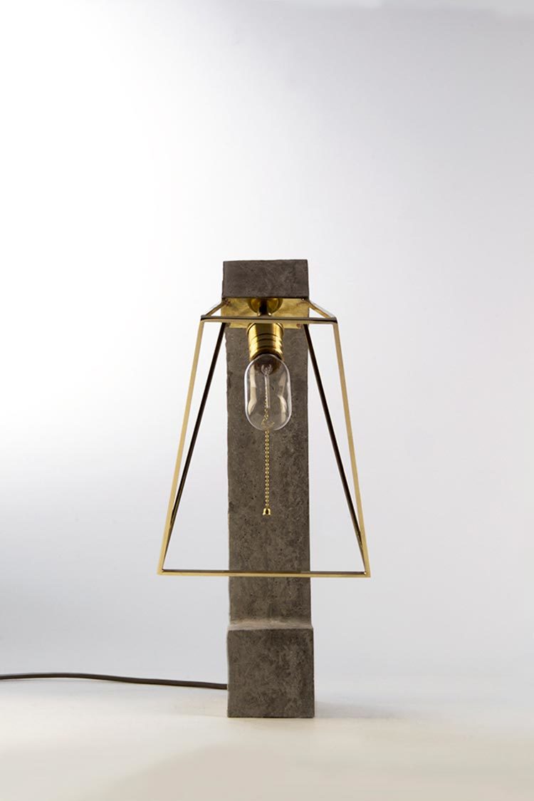 Home Furnishing，lighting，Desk lamp，concrete，Simplicity，