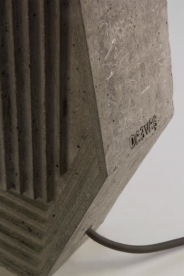 Home Furnishing，lighting，Desk lamp，concrete，Simplicity，