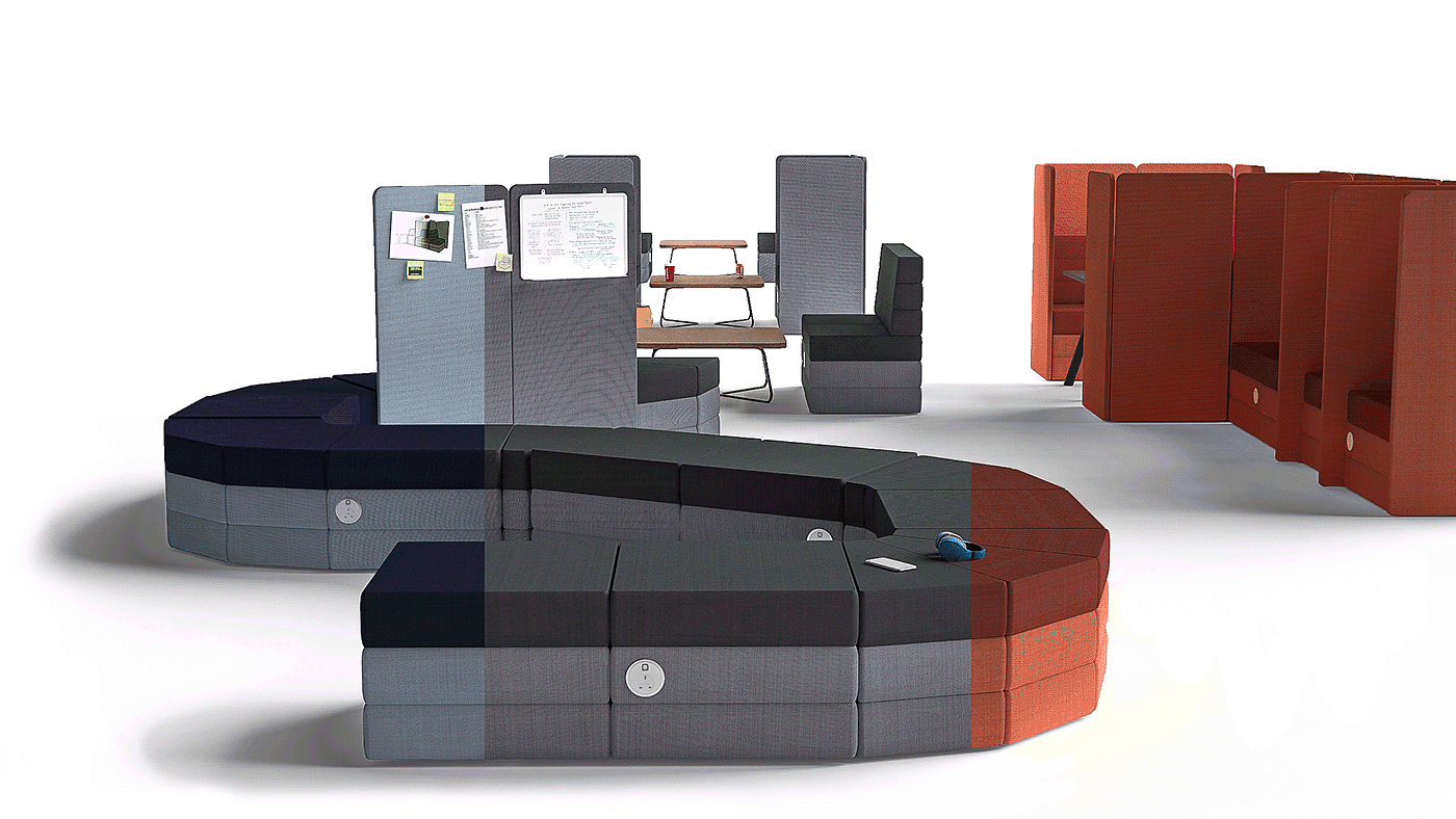 modularization，Reconfigure，Design，system，Furniture home，