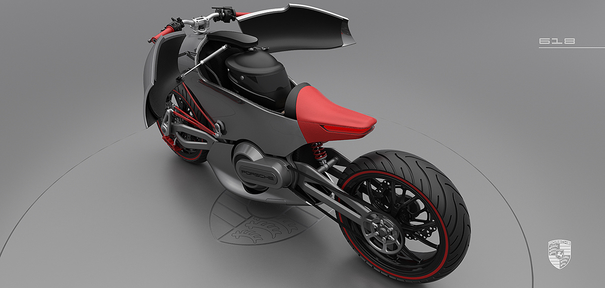 intelligence，Porsche，science and technology，industrial design，Cool，Motorcycle design，