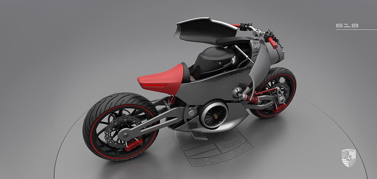 intelligence，Porsche，science and technology，industrial design，Cool，Motorcycle design，
