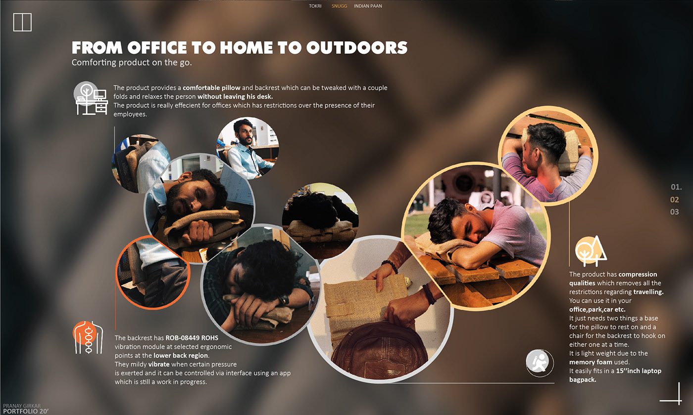 sample reels，product design，sustainable，knapsack，Cushion，packing，