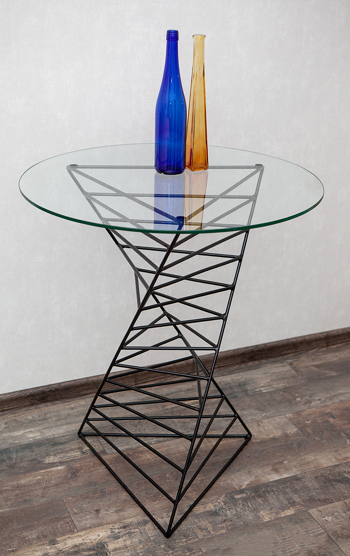 Home Furnishing，Table，Glass，Metal，Simplicity，