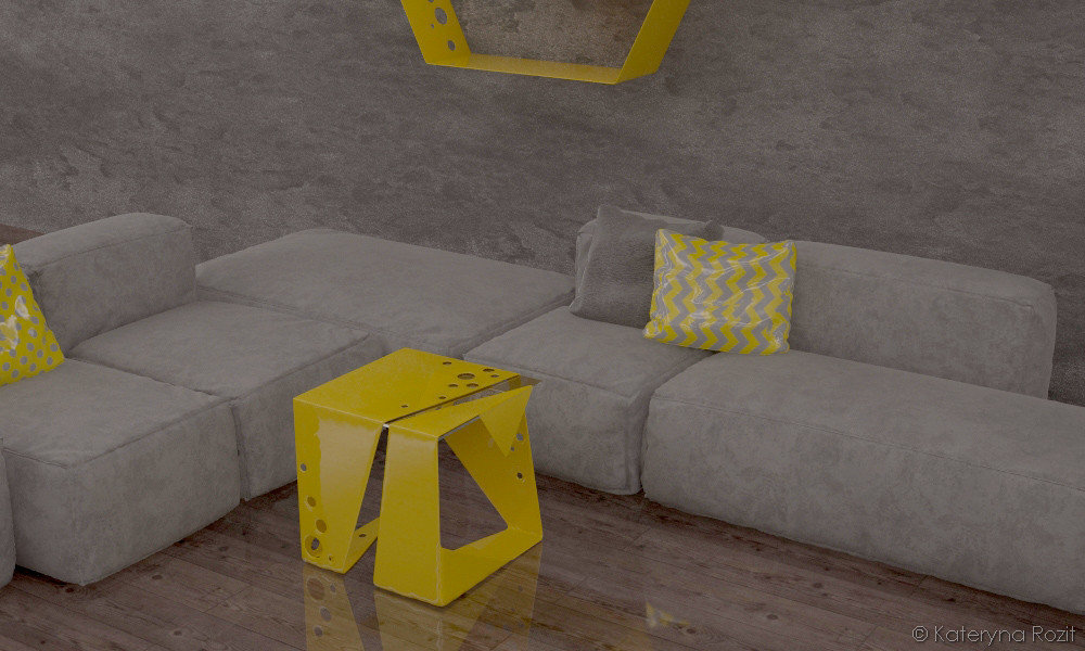 Home Furnishing，Table，Metal，Hollowed out，Receive，