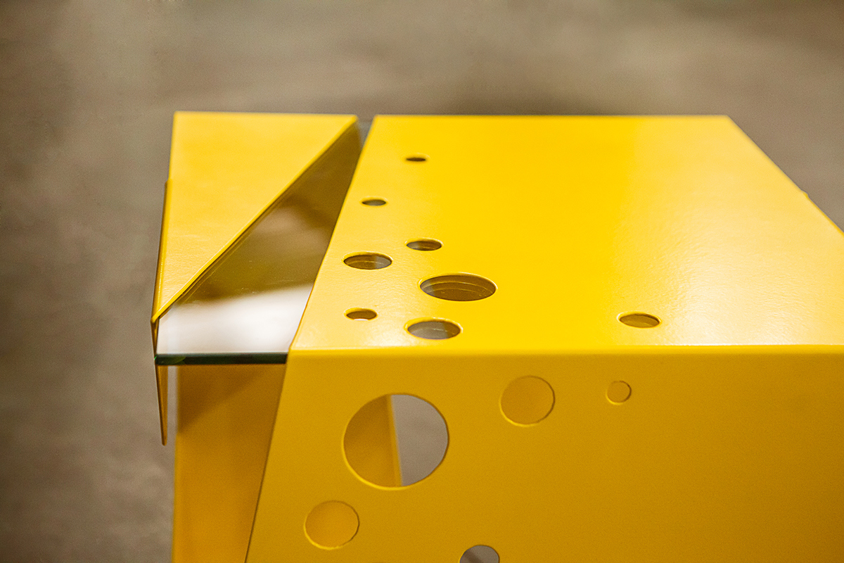 Home Furnishing，Table，Metal，Hollowed out，Receive，