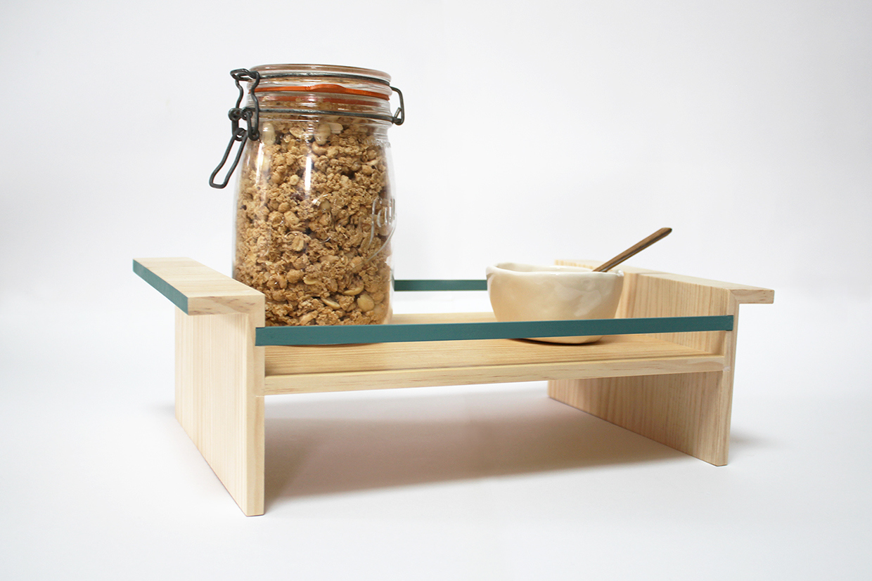 Home Furnishing，Table，Receive，convenient，wood，Simplicity，