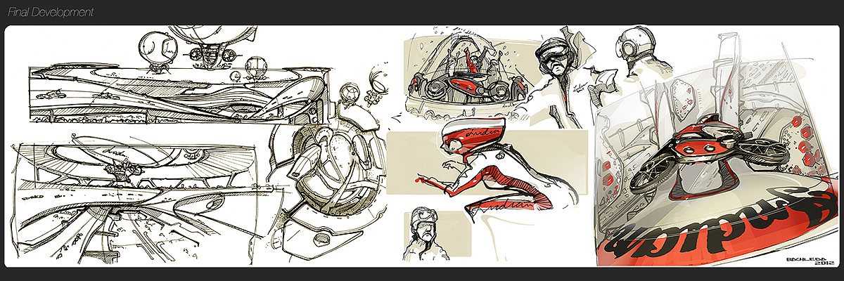 intelligence，Concept Car，science and technology，design sketch，Cool，industrial design，