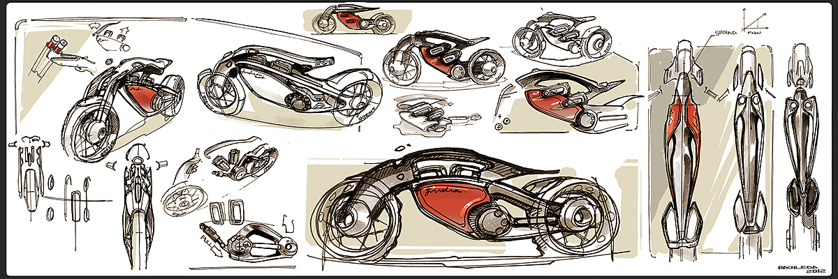 intelligence，Concept Car，science and technology，design sketch，Cool，industrial design，