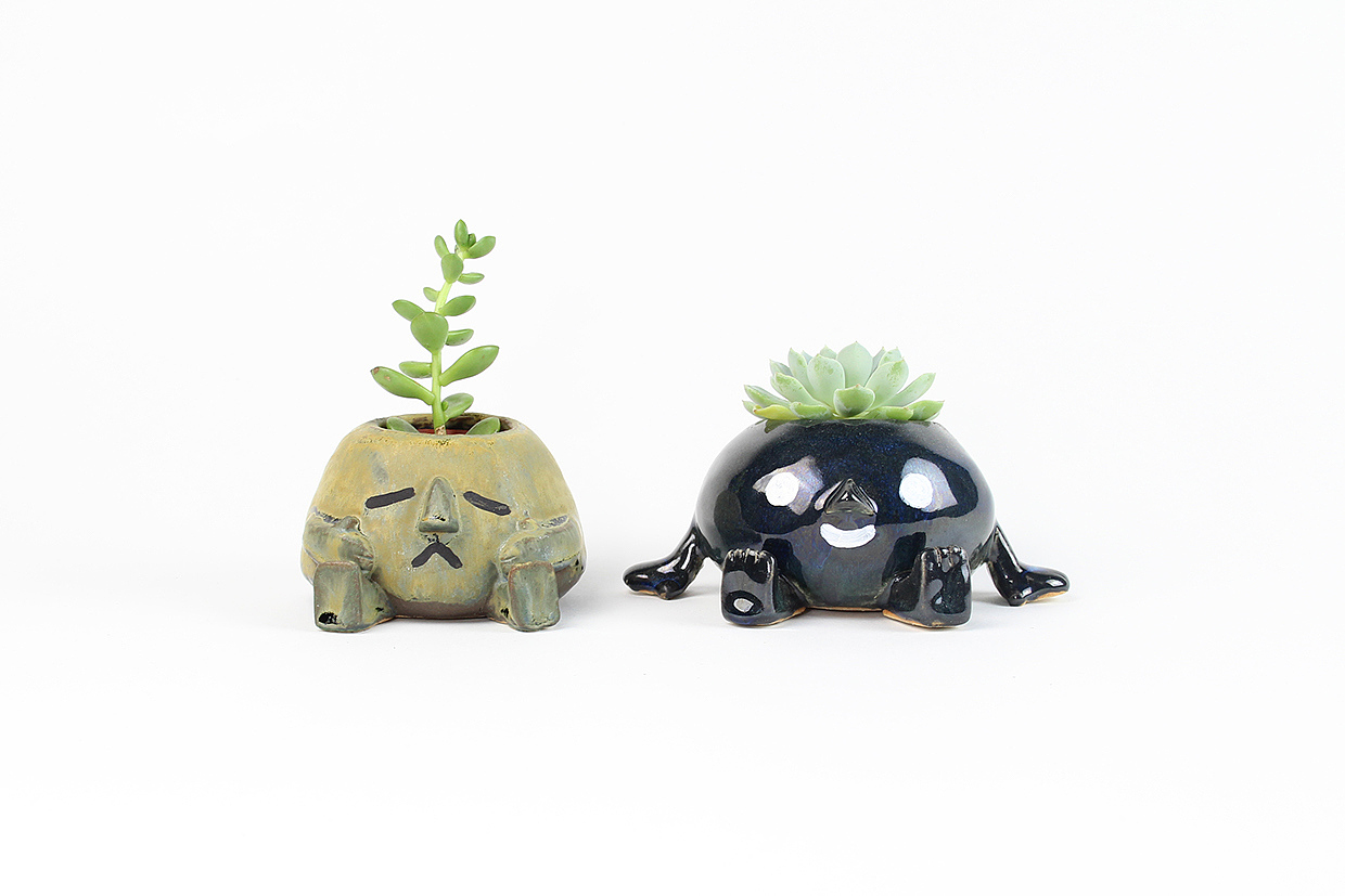 Home Furnishing，Flowerpot，Cartoon，ceramics，handicraft，