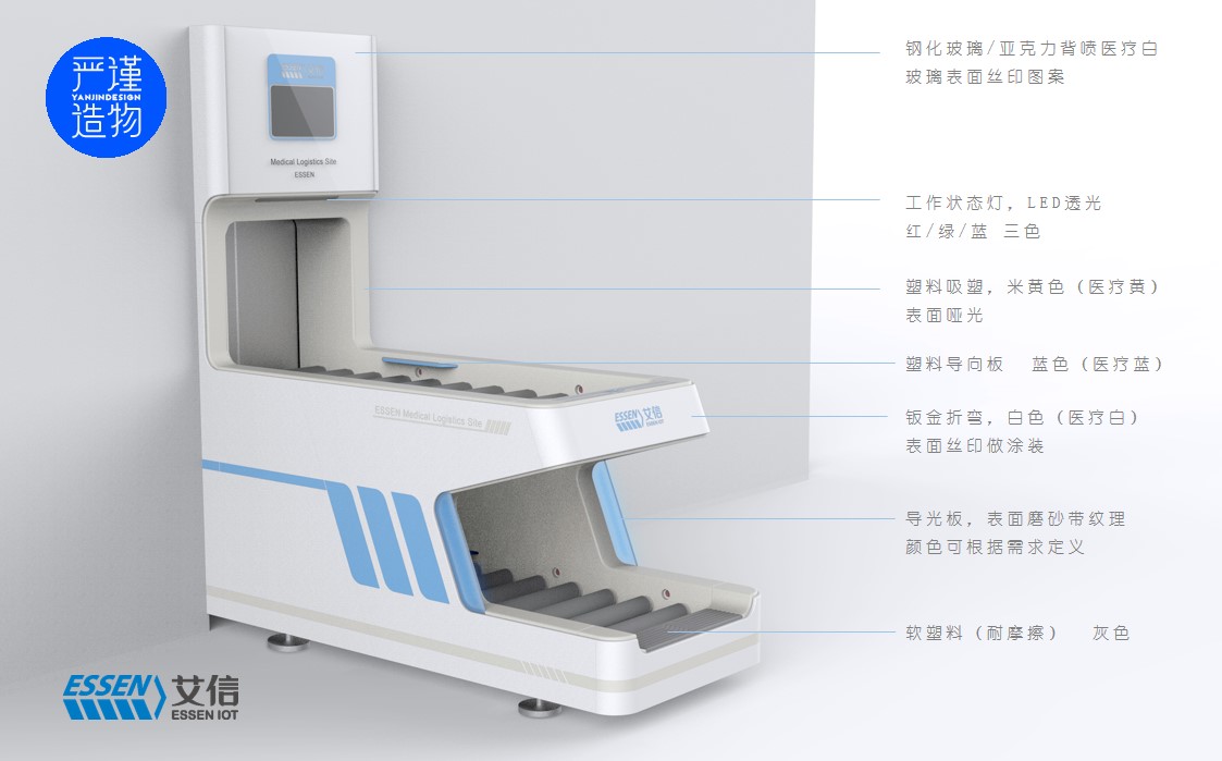 equipment，Logistics site，hospital，medical care，product design，industrial design，Rigorous creation，