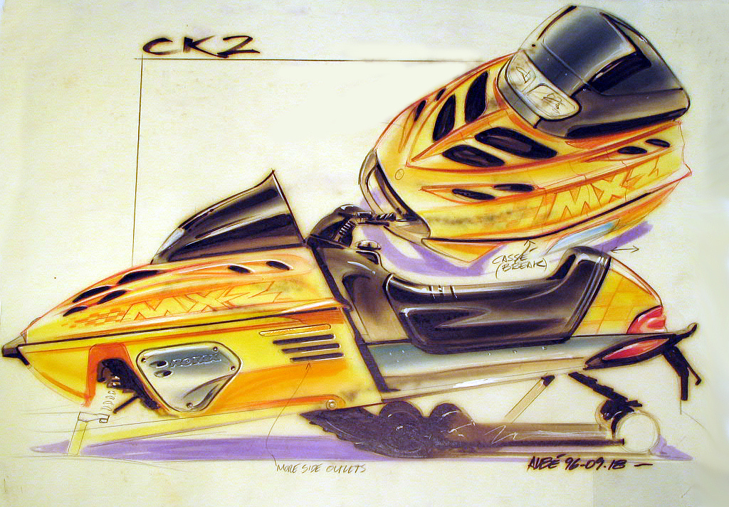 industrial design，intelligence，Hand drawn，outdoors，motorcycle，