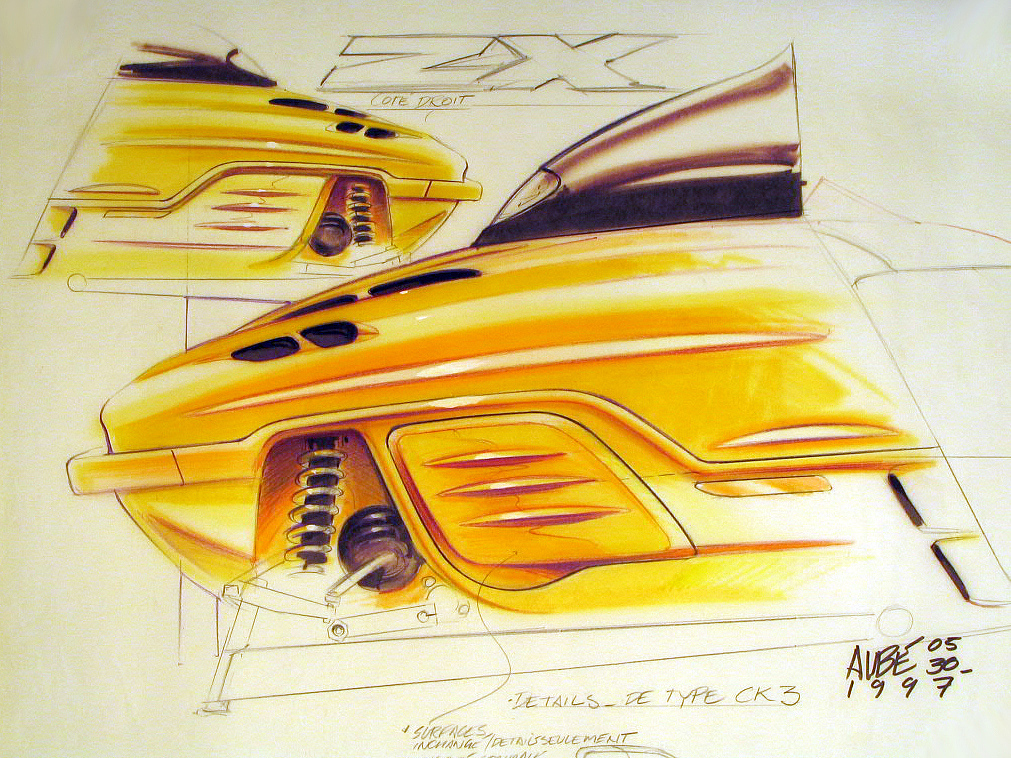 industrial design，intelligence，Hand drawn，outdoors，motorcycle，