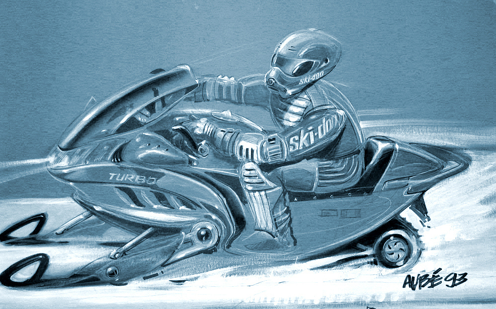 industrial design，intelligence，Hand drawn，outdoors，motorcycle，