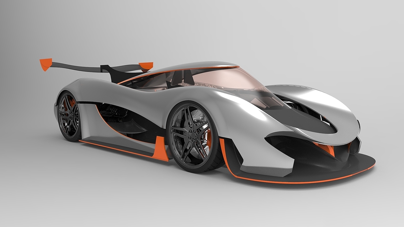 Sports car，Automatic design，Sense of science and technology，Cool，industrial design，