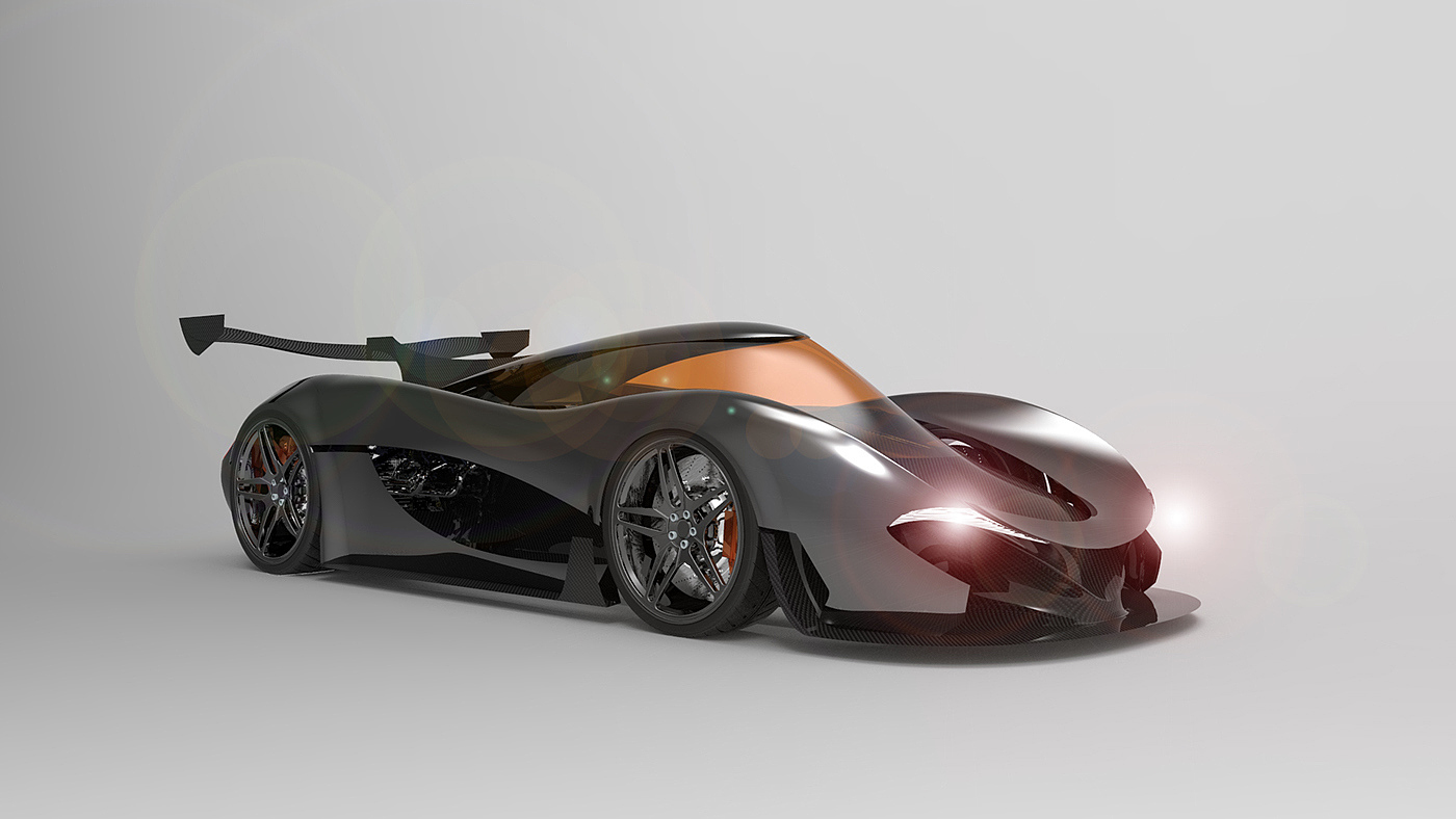 Sports car，Automatic design，Sense of science and technology，Cool，industrial design，