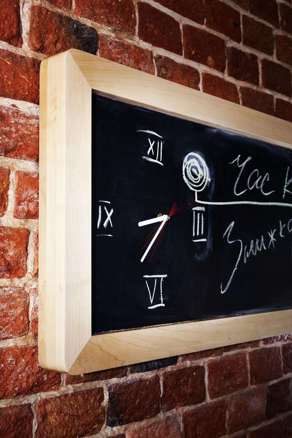 Home Furnishing，time，clock，blackboard，industrial design，