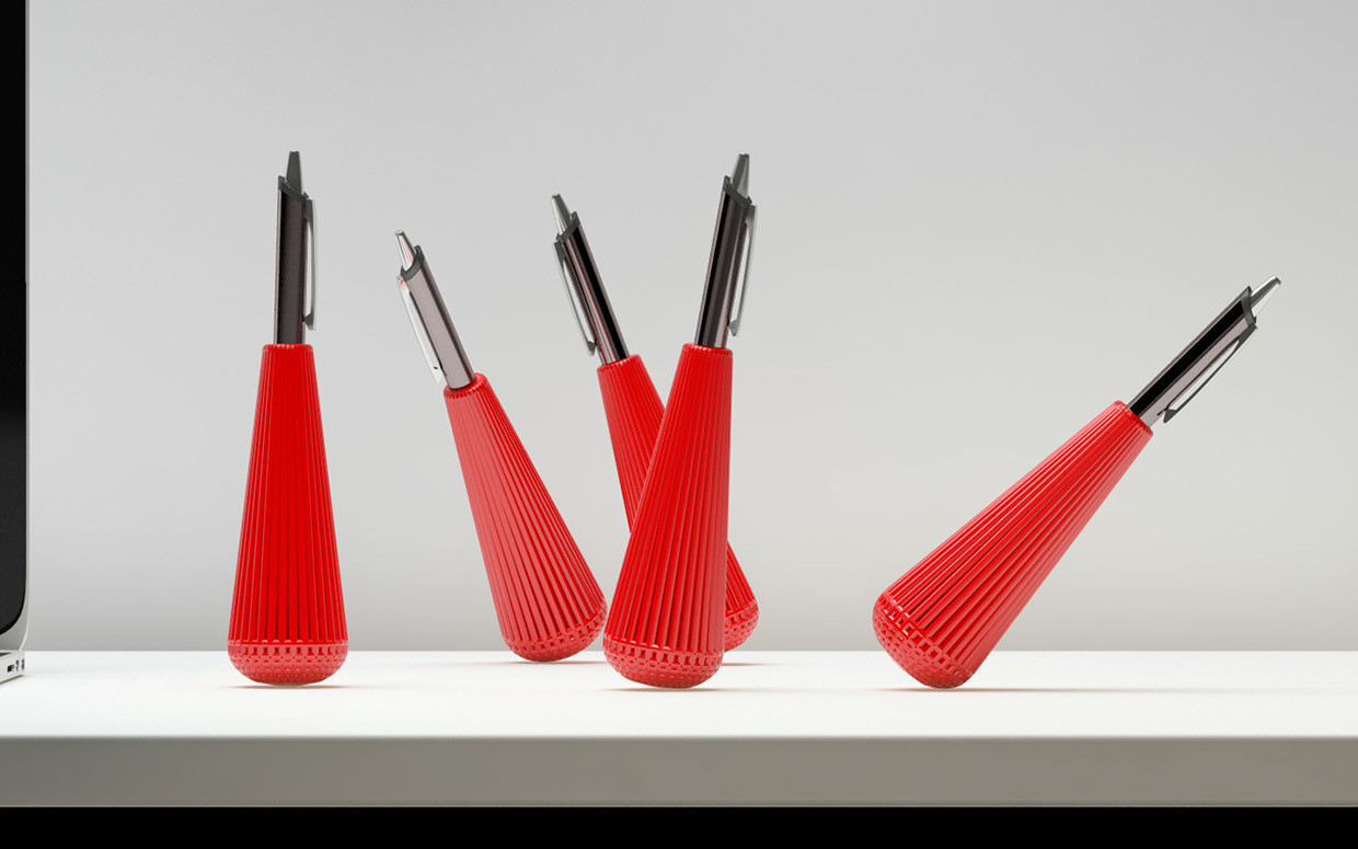 Pen，Tumbler，Hollowed out，Office products，industrial design，