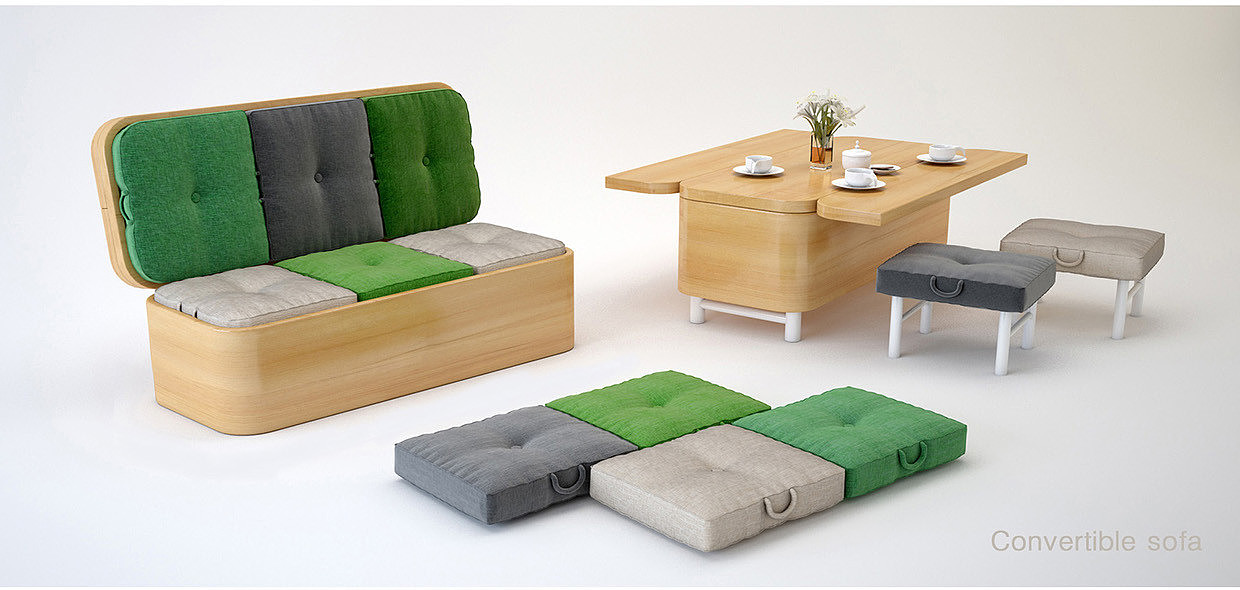 Home Furnishing，sofa，multi-function，Receive，product design，