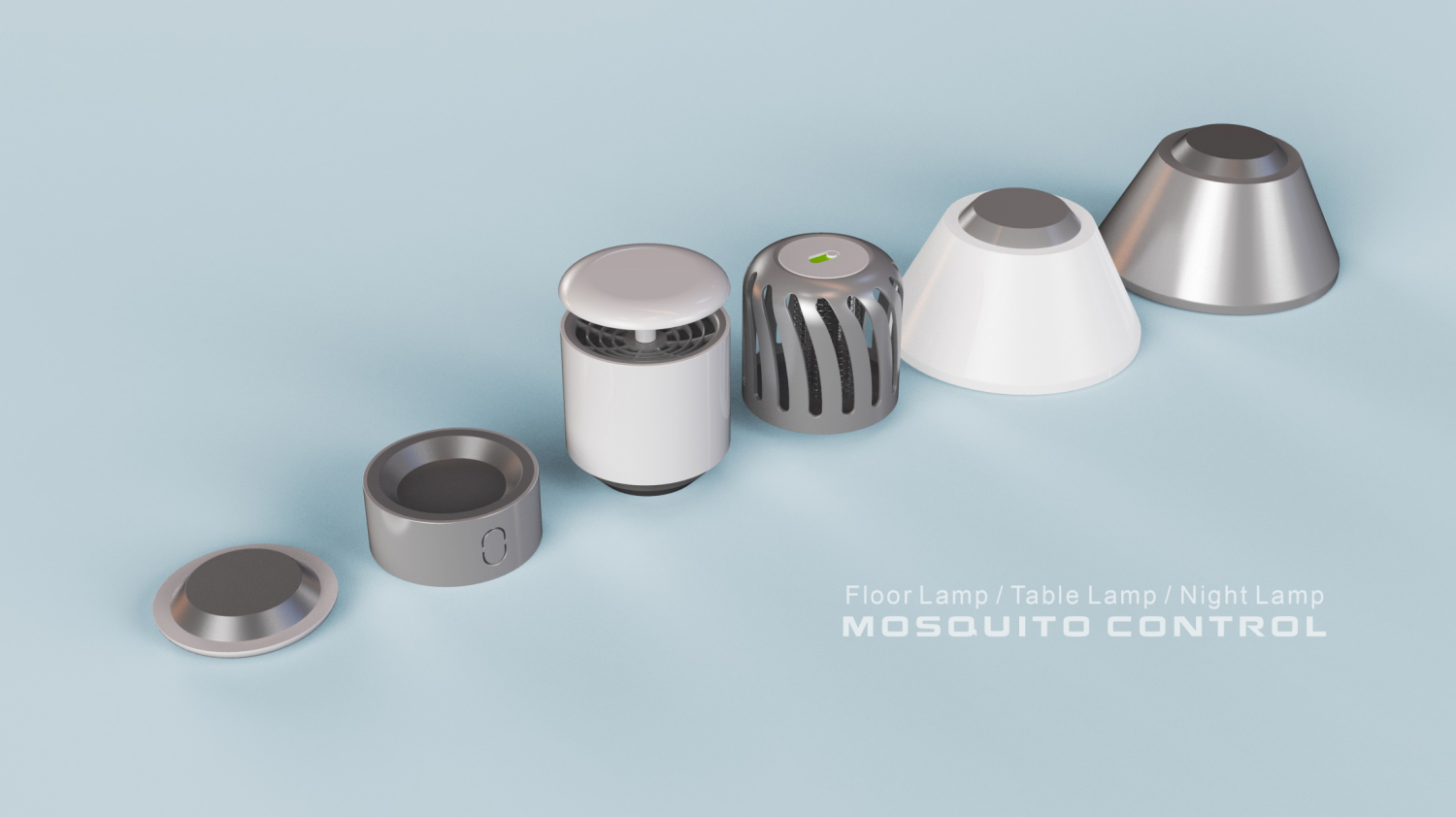 Combined type，Floor lamp，Desk lamp，modular，lighting，Mosquito control，